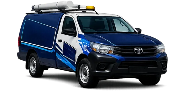 Service van on its way to a Queens Park job